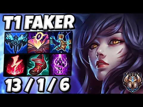 T1 Faker Ahri MID vs Kaisa - Patch 12.6 Korea Challenger ✅