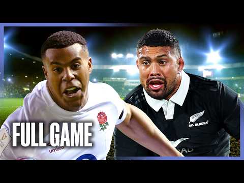 All Blacks vs England 2024 Dunedin | FULL MATCH | One-Point Thriller 😮