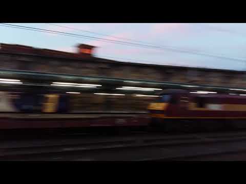 90037 Ford  working Mossend to Wembley train  at Carlisle 8.6.18