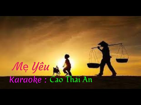 Karaoke Mẹ Yêu - Tuấn Hưng | Karaoke Cao Thái An