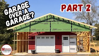 PART 2 Building a Garage OVER my Existing Garage | Finished Exterior
