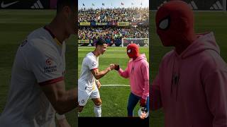 Ronaldo Missed… But Spider-Man Made History! | #spiderman #ronaldo #funny #shorts