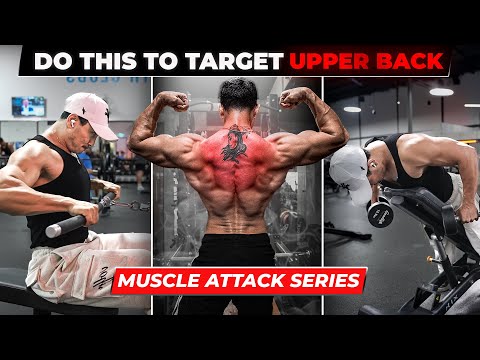 GROW UPPER BACK Fast in 2025 |TOP 4 EXERCISES | Muscle Attack Series|