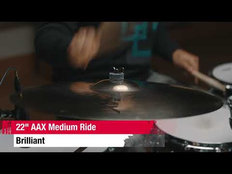 Sabian AAX 22" Medium Ride Brilliant Finish - Get it from Cymbal House