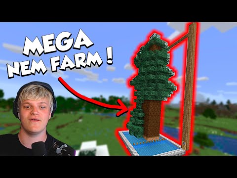 BYGGER EN KÆMPE TRÆ FARM - Minecraft: ep 67