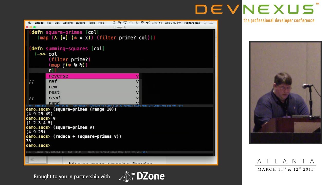 Devnexus 2015 - Clojure in Real Life - Rick Hall