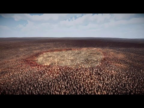 10,000,000 ZOMBIES vs 10,000 MODERN SOLDIERS | Ultimate Epic Battle Simulator 2