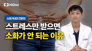 스트레스와 소화불량의 관계, 뇌와 장은 연결되어 있습니다 l 소화기내과 정우진 원장
