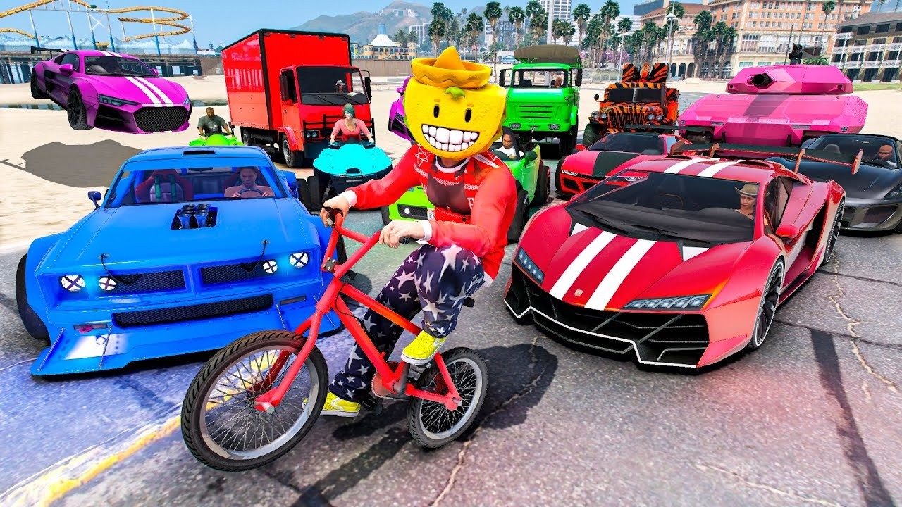 TODOS CONTRA MI EN BICI! SALTO PARA SOBREVIVIR! - GTA 5 ONLINE