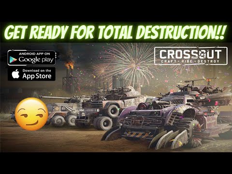 CROSSOUT GAME IS FINALLY LAUNCHED FOR MOBILE 😎🚀 | CROSSOUT MOBILE ANDROID | CROSSOUT MOBILE GAMEPLAY