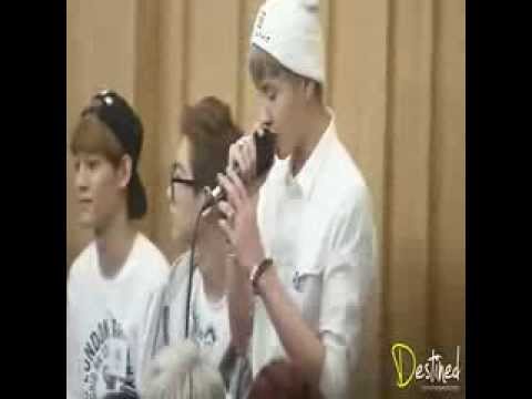 130808 Kris @ SBS's Boom Young Street Radio