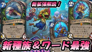 【新拡張解説！】新種族ナーガが強すぎ！超大型レジェンドもぶっ飛んでる！新カードを徹底解説！【Hearthstone/ハースストーン】