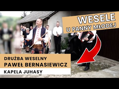 Tak wygląda wesele w Małopolsce! Drużba Paweł Bernasiewicz i Kapela Juhasy śpiewają u Panny Młodej!