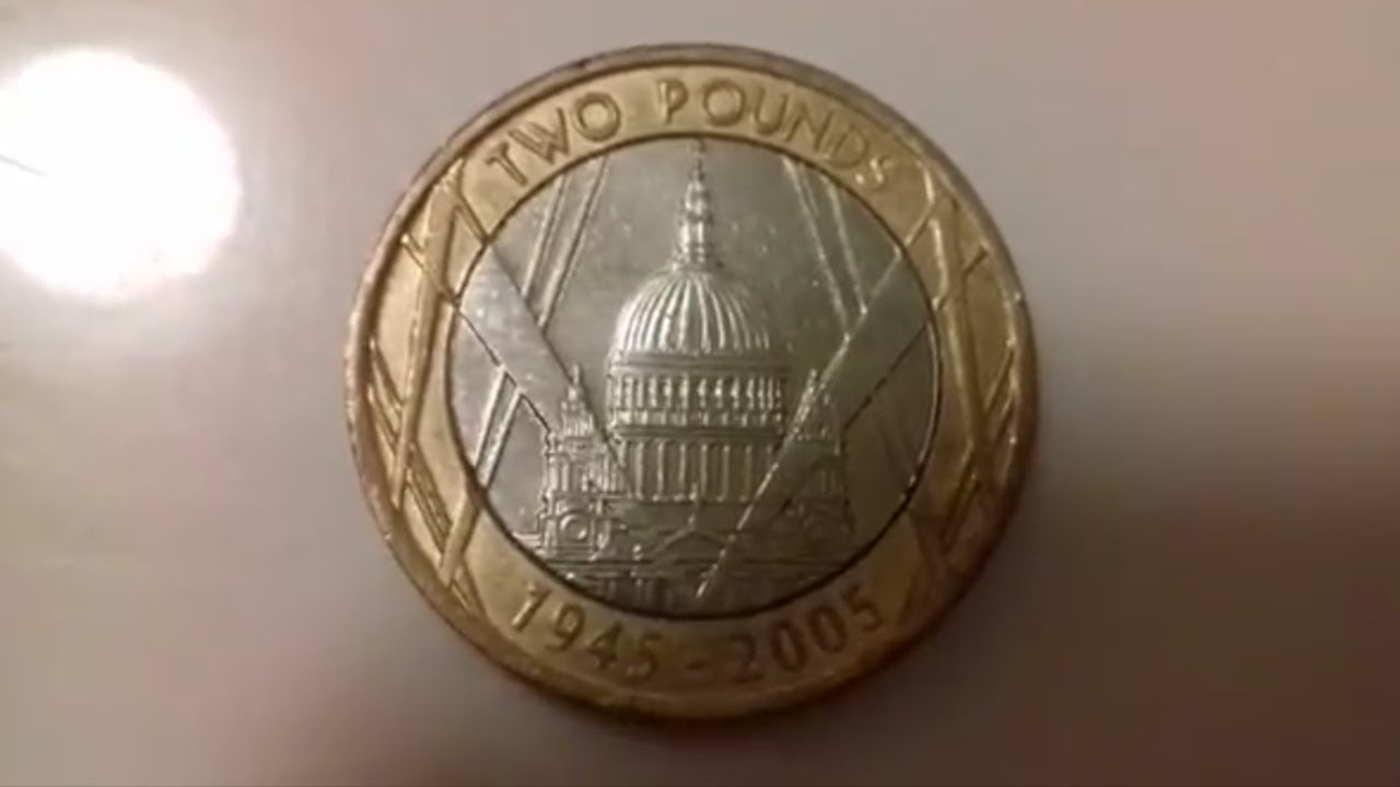 Watch video 2005 £2 St Pauls Cathedral 1945-2005 £2 Value Now 2005 £2 St Pauls Cathedral 1945-2005 £2 Value