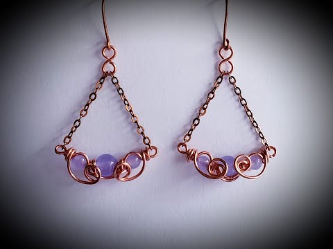 Petite Fancy Bar Earrings - Cheryl St. Pierre of Majestic Wire Artworks