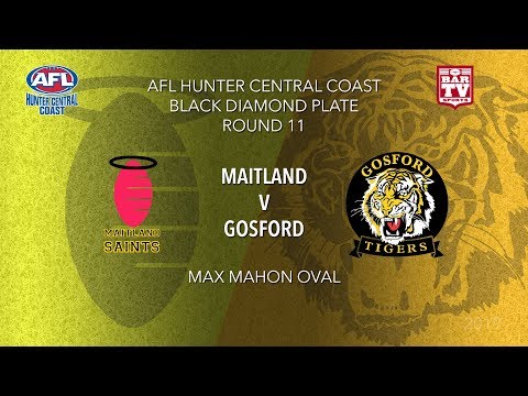 2019 Hunter Central Coast AFL Black Diamond Women's Round 11 - Maitland Saints v Gosford Tigers