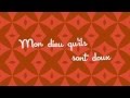Zou Bisou Bisou (Lyric Video) 