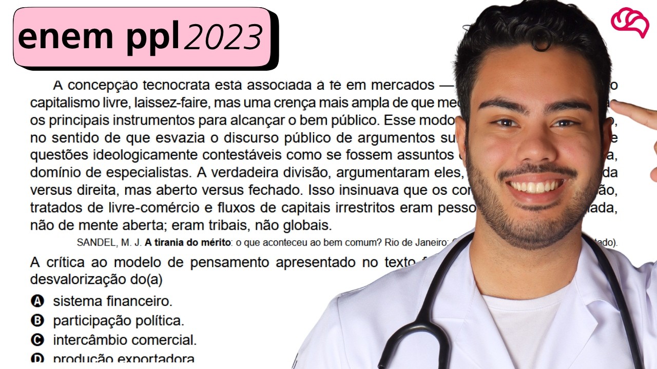 Resolução em Vídeo — Questão 59 ENEM 2023 PPL