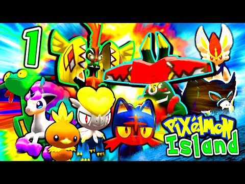 Minecraft Pixelmon Island - "STRANDED START!" - Episode 1 (Minecraft Pokemon Mod)