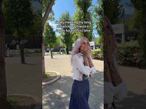 meeting my LONG DISTANCE Japanese bf for the first time (he’s tall!)