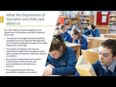 Terence MacSwiney Community College Open Night Presentation 2020