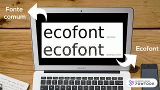 Ecofont - A fonte sustentável