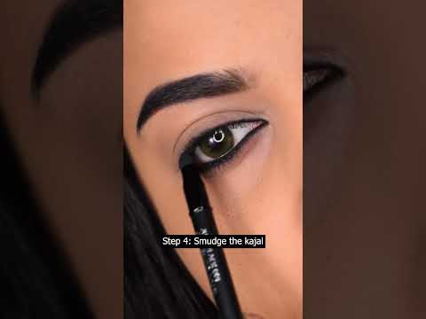 Everyday Kajal look 👀✨| Colorbar Just Smoky Kajal