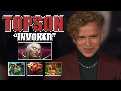 THE MOST FAMOUS  INVOKER USER "TOPSON" - Dota 2 DOTA 2