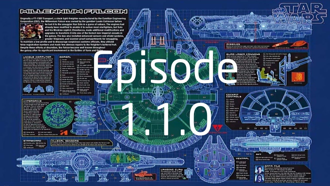 Episode 1.1.0 - Millennium Falcon Build - Layout and Plans