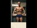 Early morning leg session - post workout posing bodybuilding/men's physique