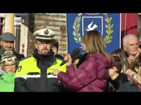 Salto della corda a Mezzogiorno in Famiglia (Rai 2) su Barbarano Mossano Vicentino (Colli Berici)