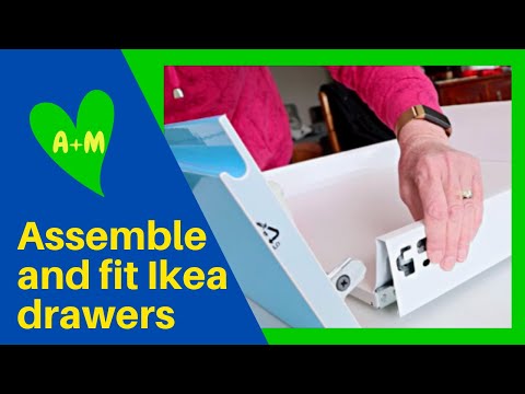 Как собрать и установить кухонные ящики Ikea