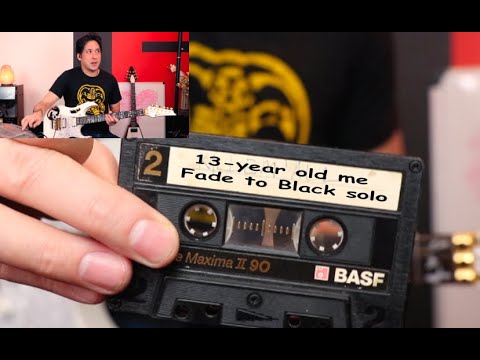 Reacting To Myself at Age 13 Playing the Fade to Black Solo!