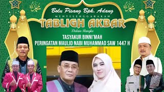 KH MUAMAR ZA , Acara Maulid nabi Muhammad SAW di Rmh Pa H. Adang, samolo Bolu Pisang Bapak H Adang