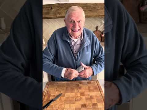 Grandad 91 cooks favourite dinner in lard