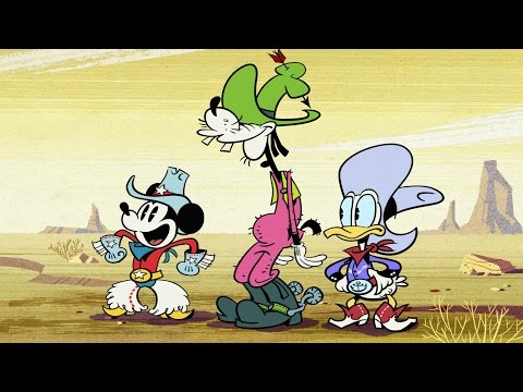 ブロンコ逮捕｜ミッキーマウス漫画｜ディズニーショートパンツ (Bronco Busted | A Mickey Mouse Cartoon | Disney Shorts)