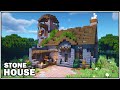 Minecraft Stone House Tutorial How To Build
