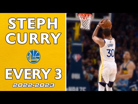 Every Steph Curry 3-Pointer From the 2022-2023 Season (in order)