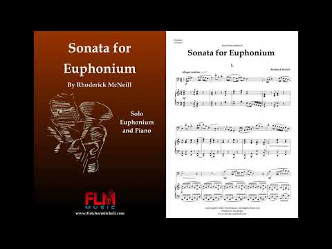 Sonata for Euphonium by Rhoderick McNeill (Full Score)