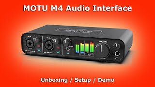 Video thumbnail for MOTU M4 Audio Interface | Unboxing / Setup / Demo by Stamatis Stabos