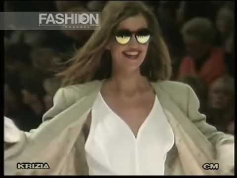 "Krizia" Spring Summer 1990 Milan pret a porter women by Canale Moda