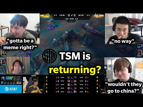 Doublelift, Sneaky & Pobelter React to Toast Leaking TSM Returning to the LCS (LTA)