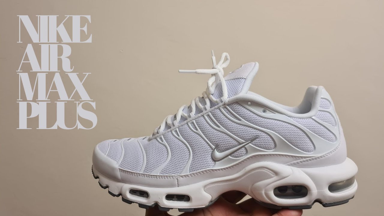 Nike Air Max Plus White Unboxing and On foot review - Nike TN - Nike TUNED