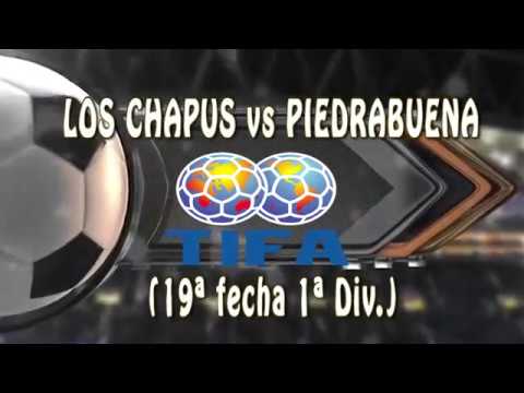 2 LOS CHAPUS vs PIEDRABUENA 1 (19ª fecha 1ª Div.) - 02/12/2018