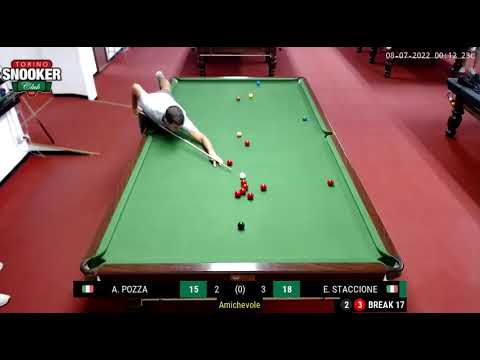 Eugenio Staccione 80 break @ Torino Snooker Club