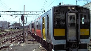 preview picture of video '2007/08/21 水郡線 キハE130系 郡山駅 / Suigun Line: KiHa E130 Series at Koriyama'