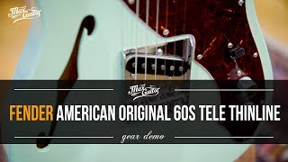 Video thumbnail for The new Fender American Original 60s Thinline Telecaster for 2020! by Max Guitar B.V.