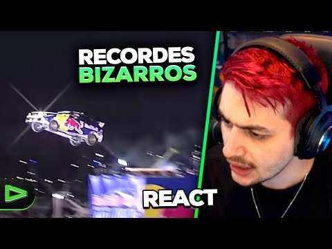 LOUD GABEPEIXE REAGINDO AOS RECORDES MAIS INCRÍVEIS E BIZARROS DO MUNDO!