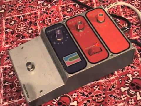 Vintage Musitronics MUTRON II PHASOR guitar effects phase pedal demo