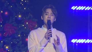 161217 틴탑(TEEN TOP) 겨울노래(Winter Song) 천지(CHUNJI) Focus 눈을 맞는 왕자님! Christmas Special Concert in Tokyo